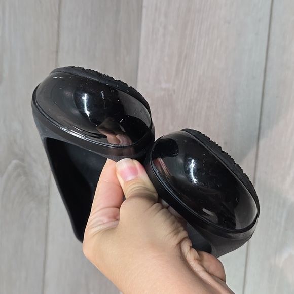 Crocs Women Rubber Loafer Slip on cap toe  shoes sz 7 - Picture 4 of 10